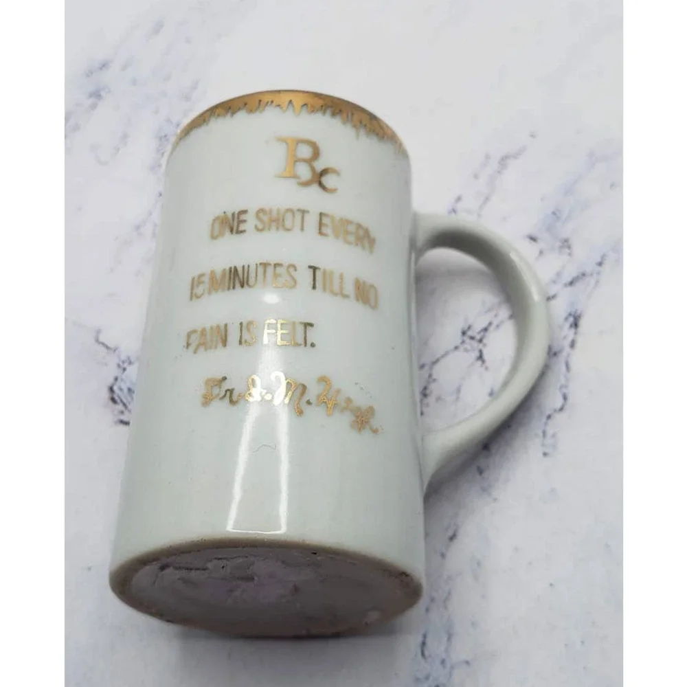 VTG Shot Glass Rx One Shot Every 15 Minutes Till No Pain Is Felt, Dr. I.M. High